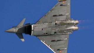 4Kᵁᴴᴰ EXTREME LOUD DISPLAY EUROFIGHTER TYPHOON SPANISH AIR FORCE !!