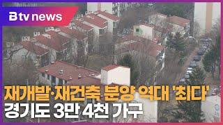 재개발·재건축 분양 역대 '최다'...경기도 3만4천 가구