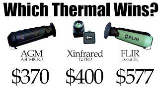 Cell Phone Thermal Imaging for Hunting? XinfraredT2 Pro Review & Compare to FLIR Scout TK & AGM ASP!