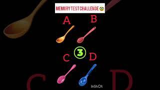 MEMORY TEST CHALLENGE #reddles and puzzles for iq test #shorts #viralshorts #trending #funny #video