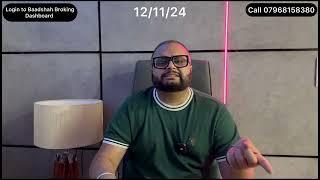 Stock Market Going Down  | What to do | Best Way to Invest for Future | Baadshah | 12/11/24