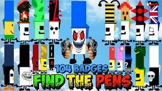 Find The Pens ️ Roblox ️All Badges 104