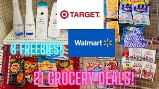 Midweek Walmart and Target haul! 8 freebies! 21 grocery deals! 15 IBOTTA rebates!