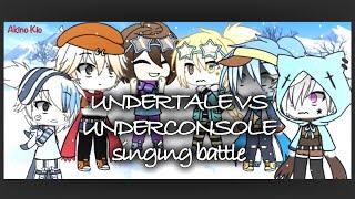 Undertale VS UnderConsole singing battle//Originals vs my AU//¡¡no series!!/some lazy |’)/