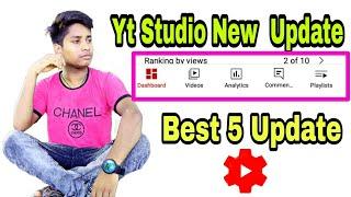 Yt Studio New Top 5 Update 2021 youtube new update features Mizanur Tech Bd #mizanurtechbd  #update