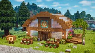 Minecraft | How to Build a Greenhouse | Tutorial