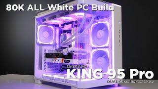 VLOG: Paano mag build ng Php 80K All White Gaming PC inside the Montech King 95 Pro