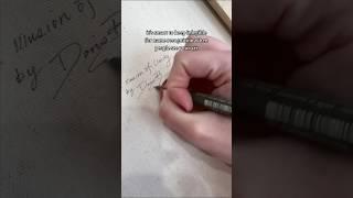 How to make an artist’s signature ️ #artisttips #paintingtutorial  #artistsignature