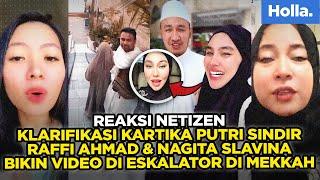 Reaksi Netizen Klarifikasi Kartika Putri Sindir Raffi Ahmad & Nagita Bikin Video di Eskalator