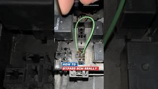 Car Not Start || How To Bypass ECM Really #short