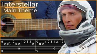 Interstellar Main Theme - Hans Zimmer (Simple Guitar Tab)