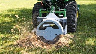 WHICH STUMP GRINDER WORKS BEST??  15 STUMPS!  3 DIFFERENT GRINDERS! 3 Compact Tractors!