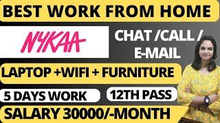 Nykaa Hiring|Live test|Work From Home Jobs|Email Job|No Interview|Online jobs2024