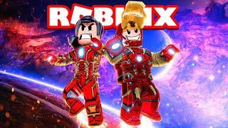 Going to SPACE as IRON MAN | Roblox - Iron Man Simulator 2