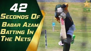 42 Seconds Of Babar Azam Batting In The Nets | PCB | MA2T