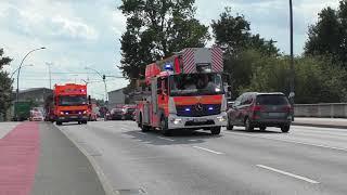 Blaulichtkorso - Feuerwehr Hamburg - Verabschiedung in Billstedt/F-25