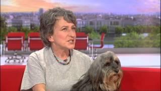 Buddy on BBC Breakfast sofa