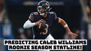 Predicting Caleb Williams Rookie Season Stats! Will He Throw For 4000 Yards?