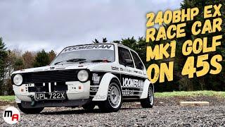 AWESOME 240BHP EX RACING MK1 VW GOLF ON TWIN 45 CARBS - REVS TO 8,500 RPM - NUTS