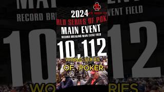 2024 WSOP MAIN EVENT Record Breaking  #poker #wsop2024 #wsop #acehightv