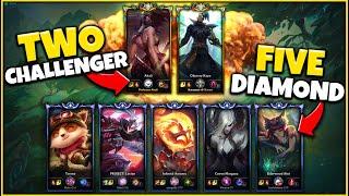 *2 CHALLENGERS VS 5 DIAMOND E-GIRLS* THE FINAL SQUAD VIDEO (INSANE 2V5 CHALLENGE) League of Legends