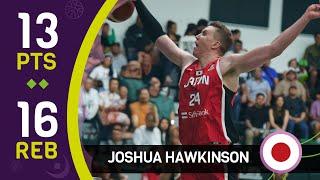 Joshua Hawkinson (13 PTS) | Top Performer | GUM vs JPN | FIBA Asia Cup 2025 Qualifiers