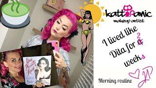 I lived like Dita Von Teese for 2 weeks (morning routine video)