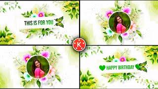 New Style Next level Happy Birthday video Editing in Kine Master Telugu Birthday video editing