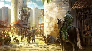 Medieval City Sounds | Market Day Ambience | 1 Hour