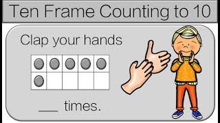 10 Frame Counting to 10 Brain Breaks (K.CC.B.5)