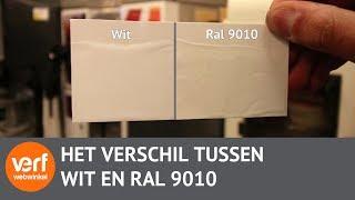 Wat is het Verschil tussen WIT en RAL 9010?