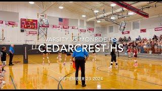 Cedarcrest HS Varsity vs Monroe HS September 23 2024