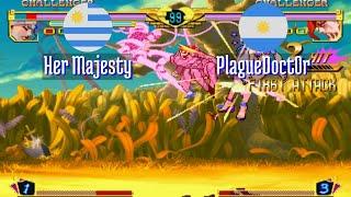 FT5 @jojobanr1: Her Majesty (UY) vs PlagueDoct0r (AR) [JoJo HFTF jojoban Fightcade] Mar 3