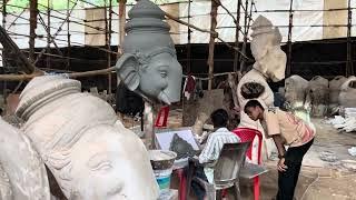 PAREL WORKSHOP GANPATI WORKING START￼ 2024 | MUMBAI GANPATI WORKSHOP 2024