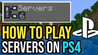 How To Join & Play Servers In Minecraft PS4!