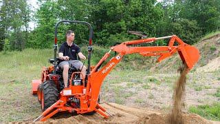 Kubota B2301 TLB (Tractor, Loader, Backhoe) - Review and Demonstration!