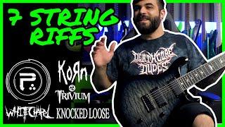 7 STRING GUITAR RIFFS FOR DUMMYS (That DON'T Suck)