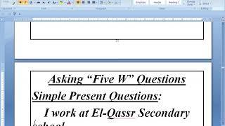 how to make a  question part 1