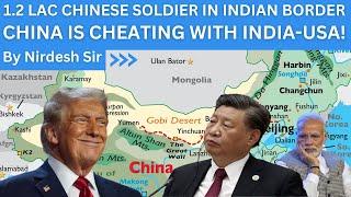 1.2 Lakh Chinese Troops at Indian Border: China’s Deception with India & USA Exposed! #india #china