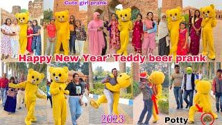 Happy new year 2023  Teddy bear best funny video in 2022 last day  Teddy boy 