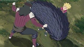 Boruto dan Kagura Vs Shizuma ( samehada )