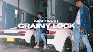 Create the ASAP ROCKY Grainy Look with your Mobile Phone