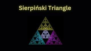 Unveiling the Magic: Exploring an Artistic Journey of the Sierpiński Triangle