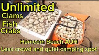 Less Crowd / Less Noise / Unlimited Fish / Crabs / Clams / Camping Spot / Hameem Beach Abu Dhabi UAE