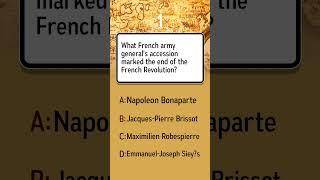 Which French army general ended the French Revolution?
