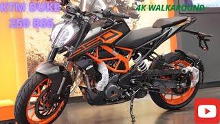 KTM DUKE 250 BS6 2021 DARK GALVANO || SHOWROOM WALKAROUND 4K