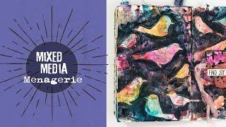 Mixed Media Menagerie Challenge - July 2022 - Nicole Watson Art