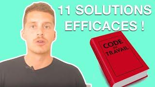 Comment quitter son TRAVAIL intelligemment - 11 solutions du Code du travail