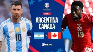 Argentina vs Canada 3-2 - All Goals & Highlights - 2024 #argentina#canada #messi