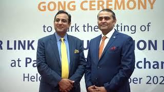 Interview of Mr. Kamran Nasir, CEO JS Global, at the Gong Ceremony of Air link listing at PSX